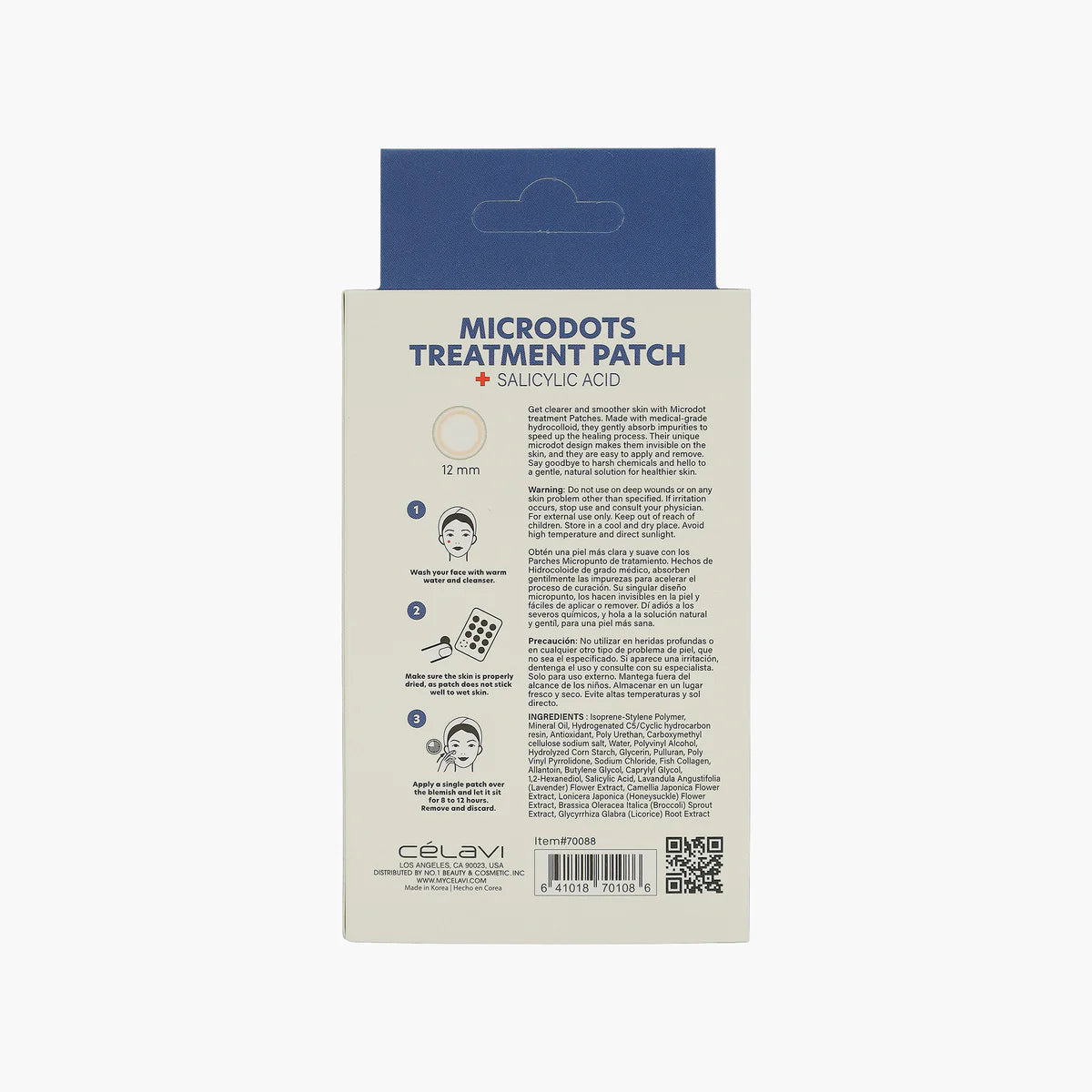 Celavi microdots treatment patch