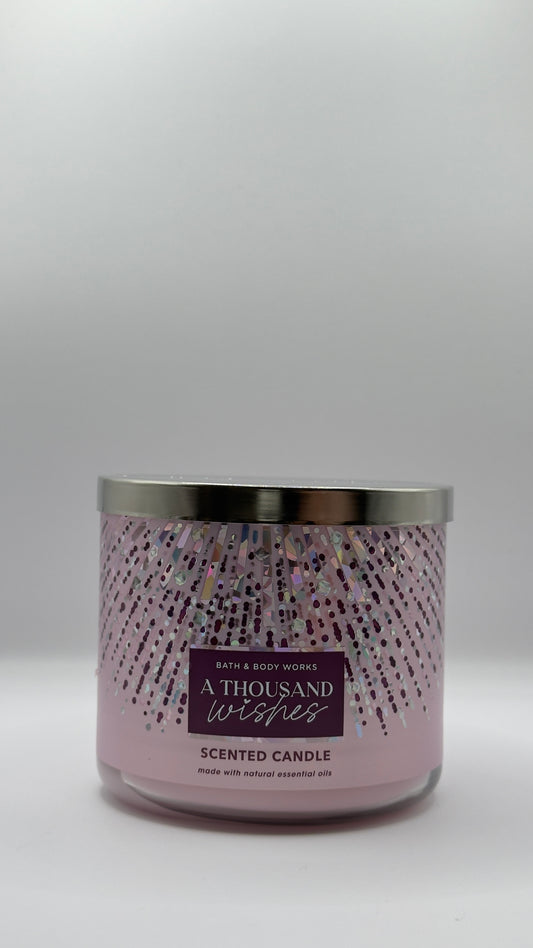 A thousand wishes 3 wick candle