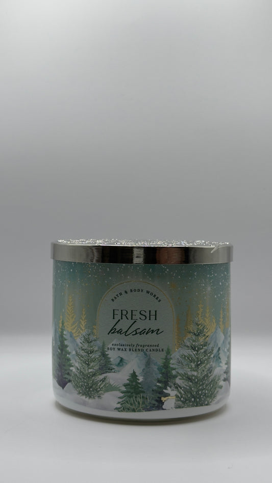 Fresh balsam 3 wick candle