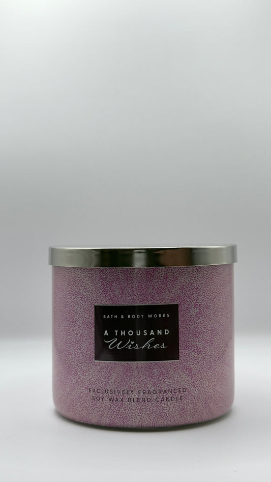 A thousand wishes 3 wick candle