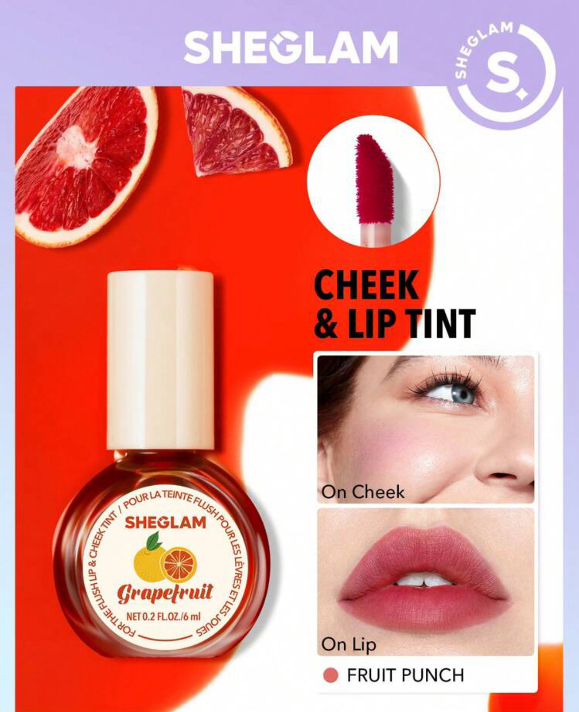 SHEGLAM cheek and lip tint