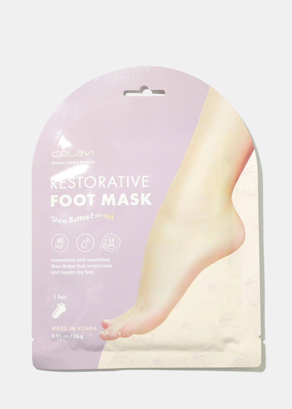 Celavi restorative foot mask