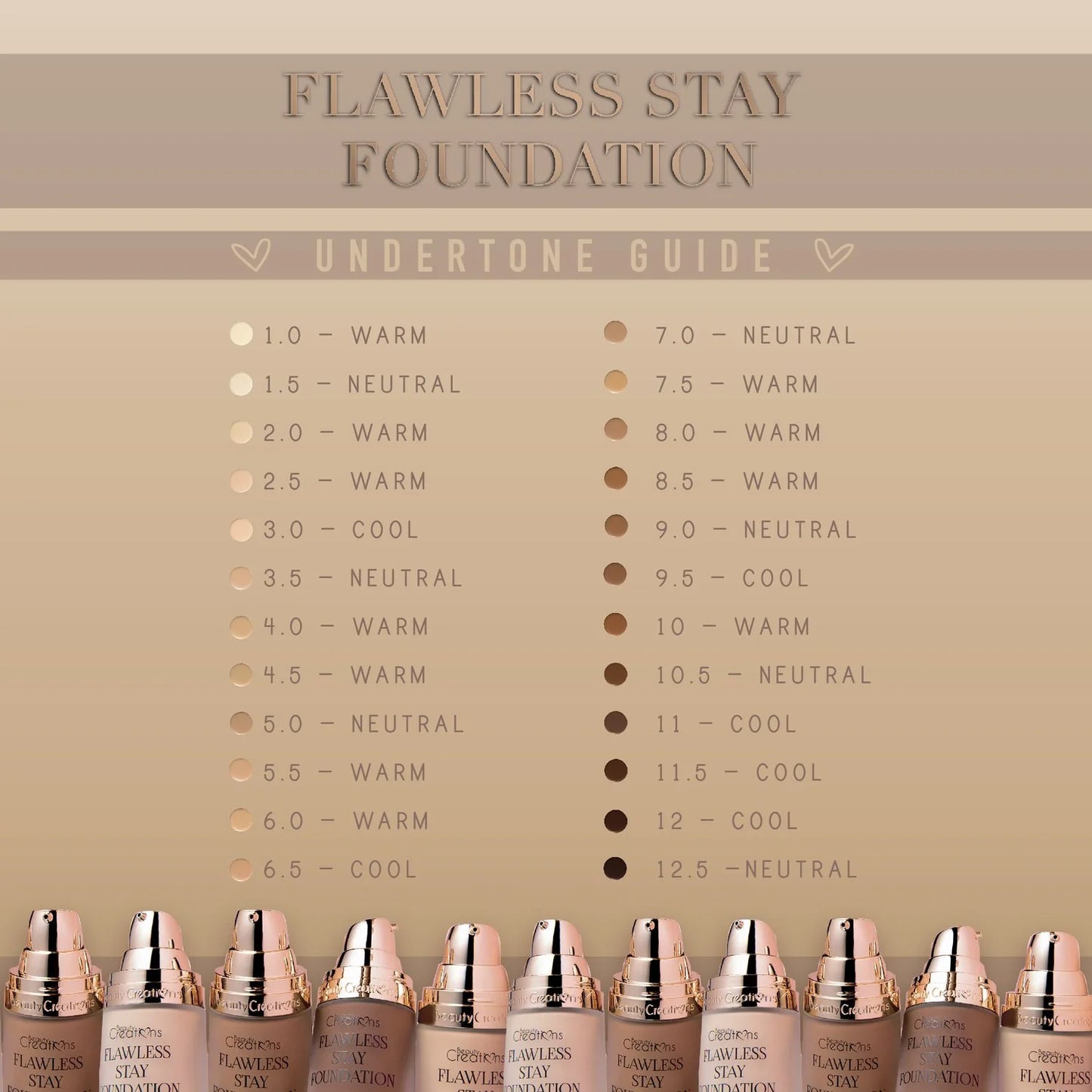 Beauty creations flawless stay foundation