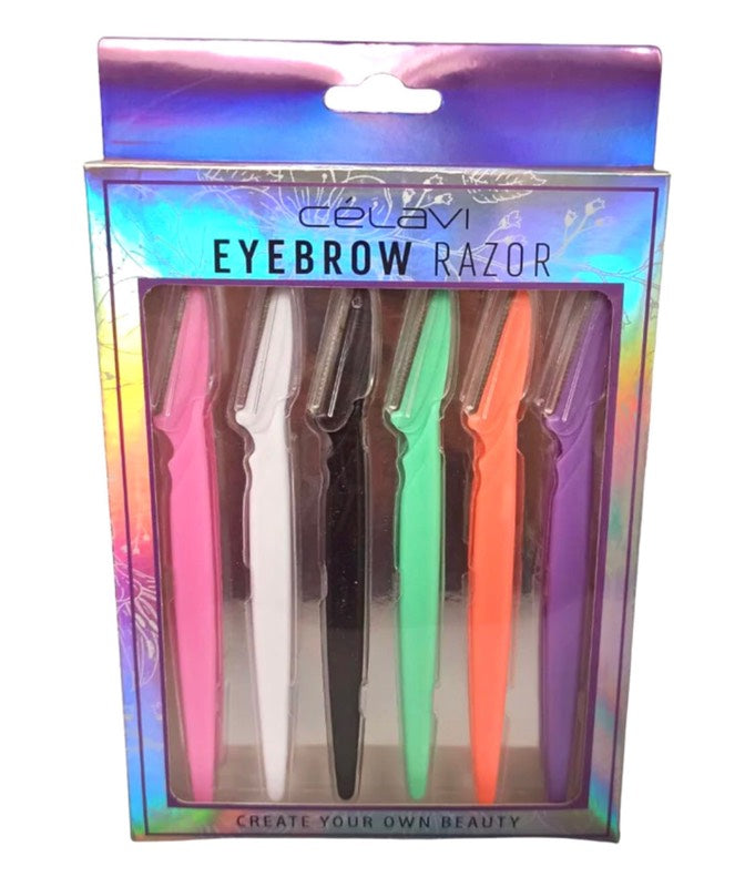 Celavi eyebrow razor 6 pcs