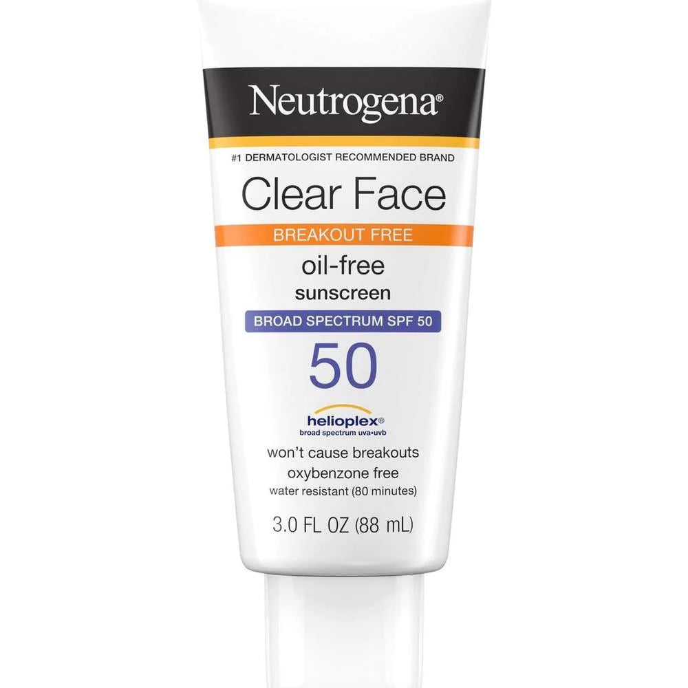 Neutrogena clearface SPF 50